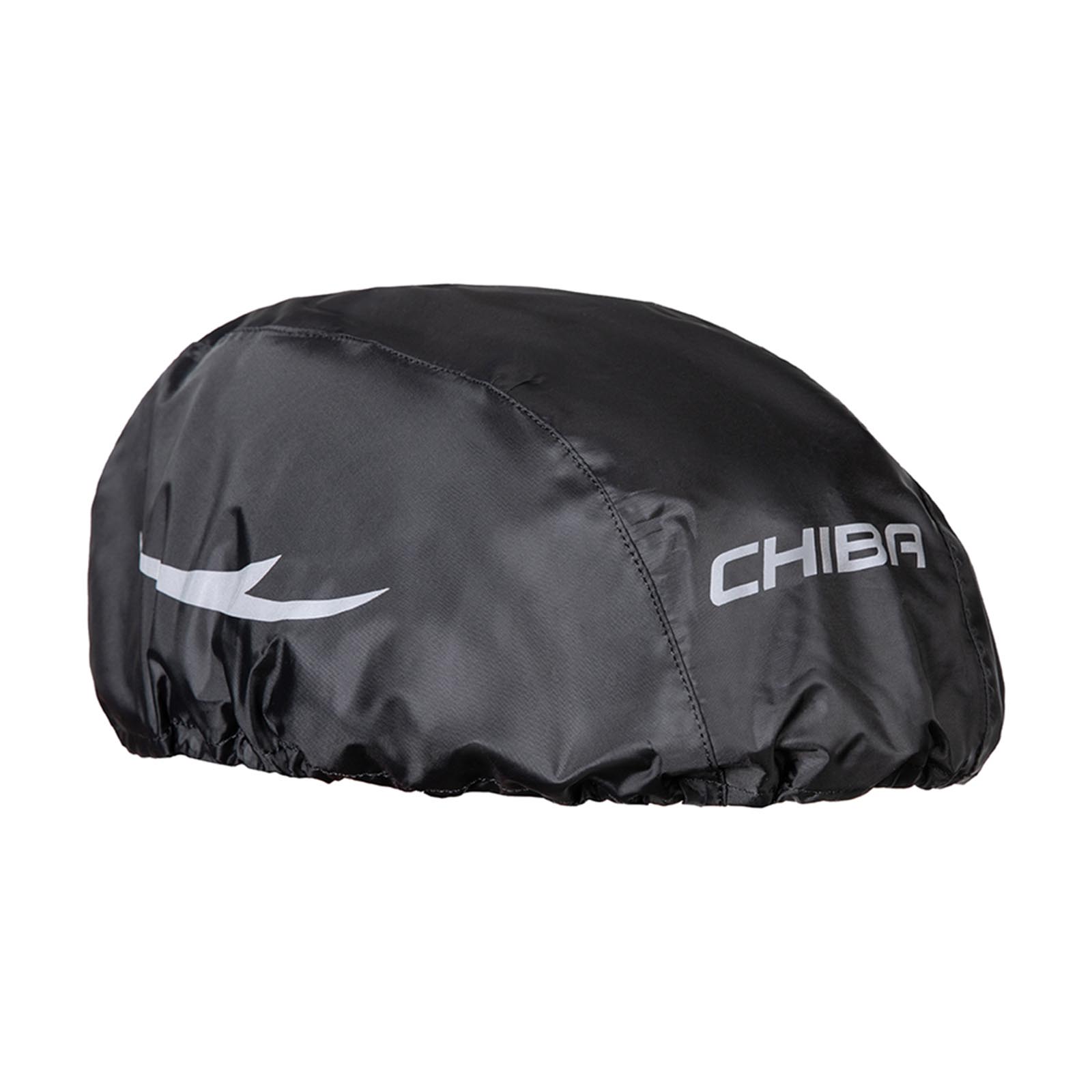 CHIBA Regenschutzhaube für Fahrradhelm Raincover Pro unisize schwarz