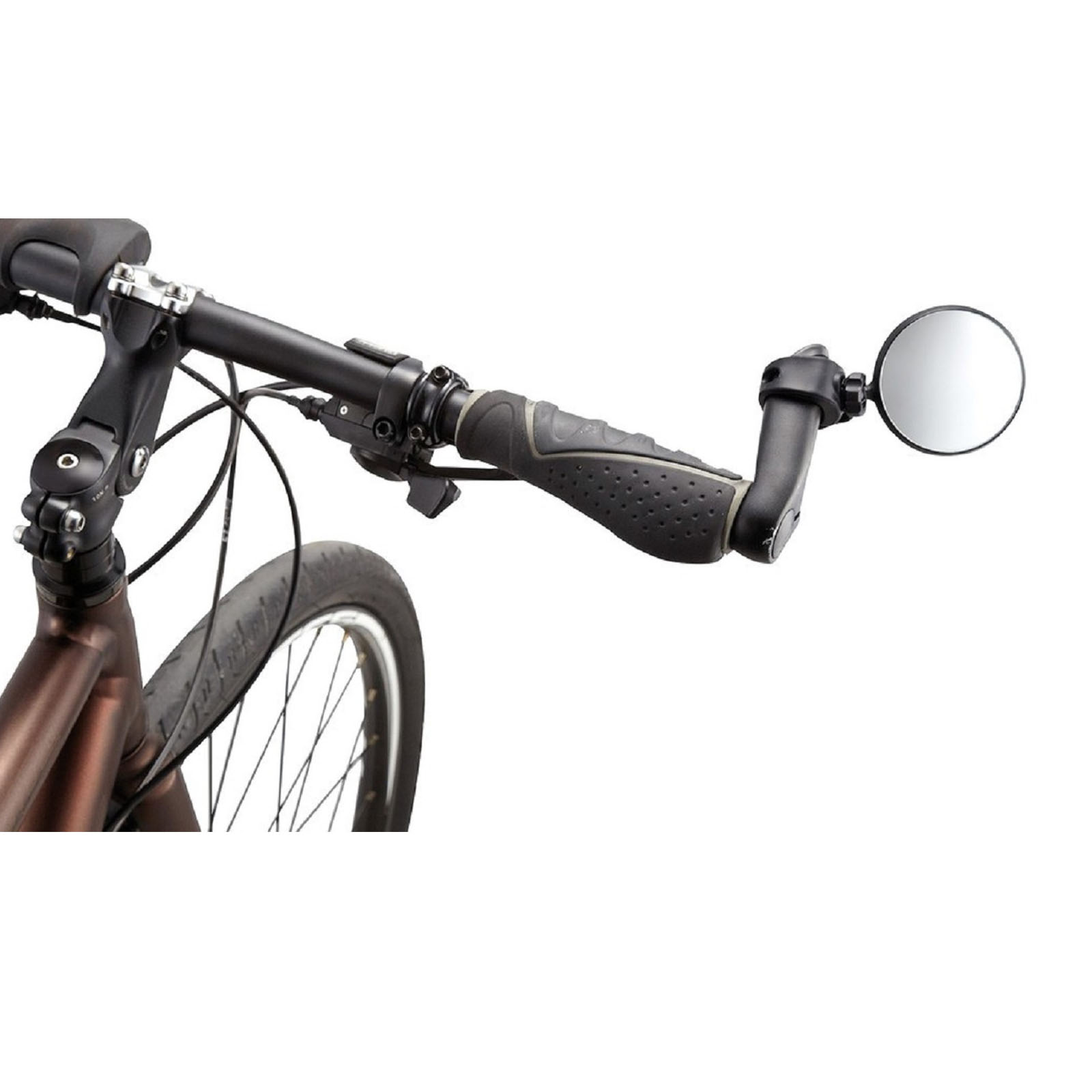 XLC Fahrradspiegel MR-K03 rund Ø 60mm Innenklemmung schwarz