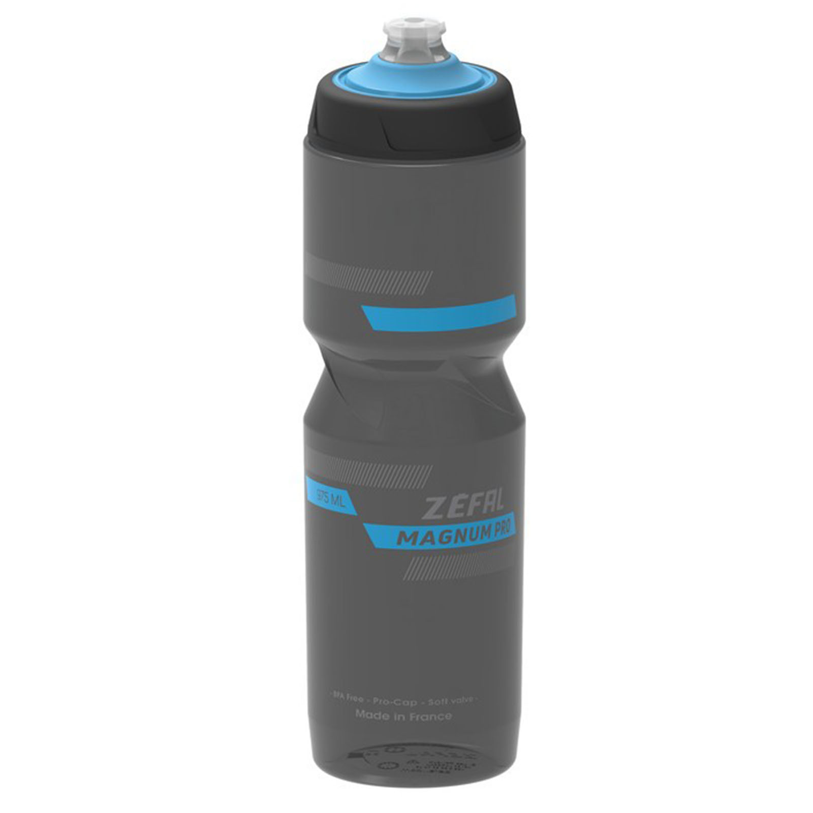 ZEFAL Trinkflasche Magnum Pro 975ml smokedblack/blue/grey