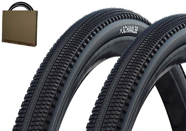 2x SCHWALBE G-One Comp Gravel Reifen Draht 28x2.00 | 50-622 HS634 schwarz mit Schlauch Rennradventil | Sclaverand 
