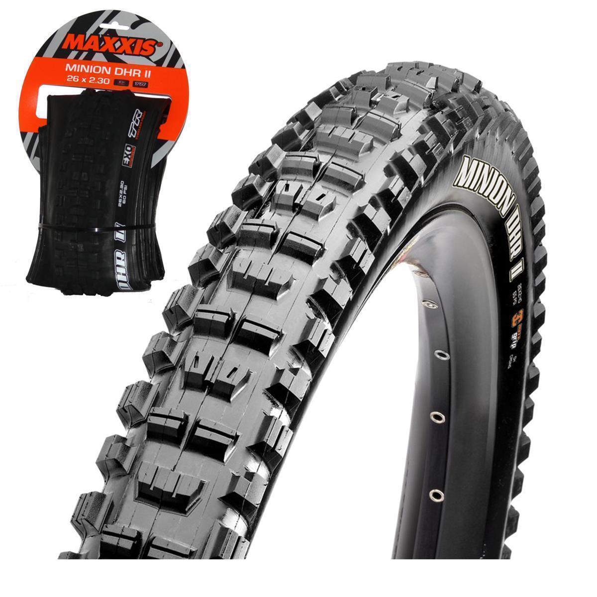 MAXXIS Reifen Minion DHR II 26x2.30 schwarz Dual TR + EXO faltbar