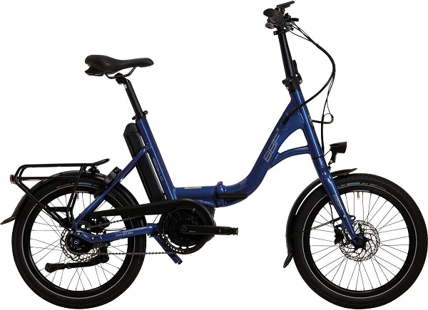 BBF E-Bike Faltrad 20" Houston AL400 400Wh Bosch Nexus 8-Gang RT DISC dunkelblau 44cm
