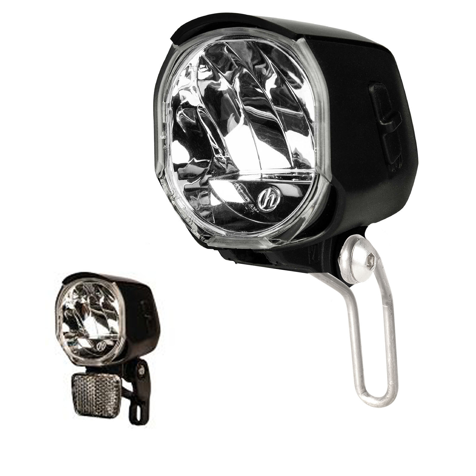 Herrmans LED Scheinwerfer 40-Lux H-Flow Schalter/Standlicht schwarz