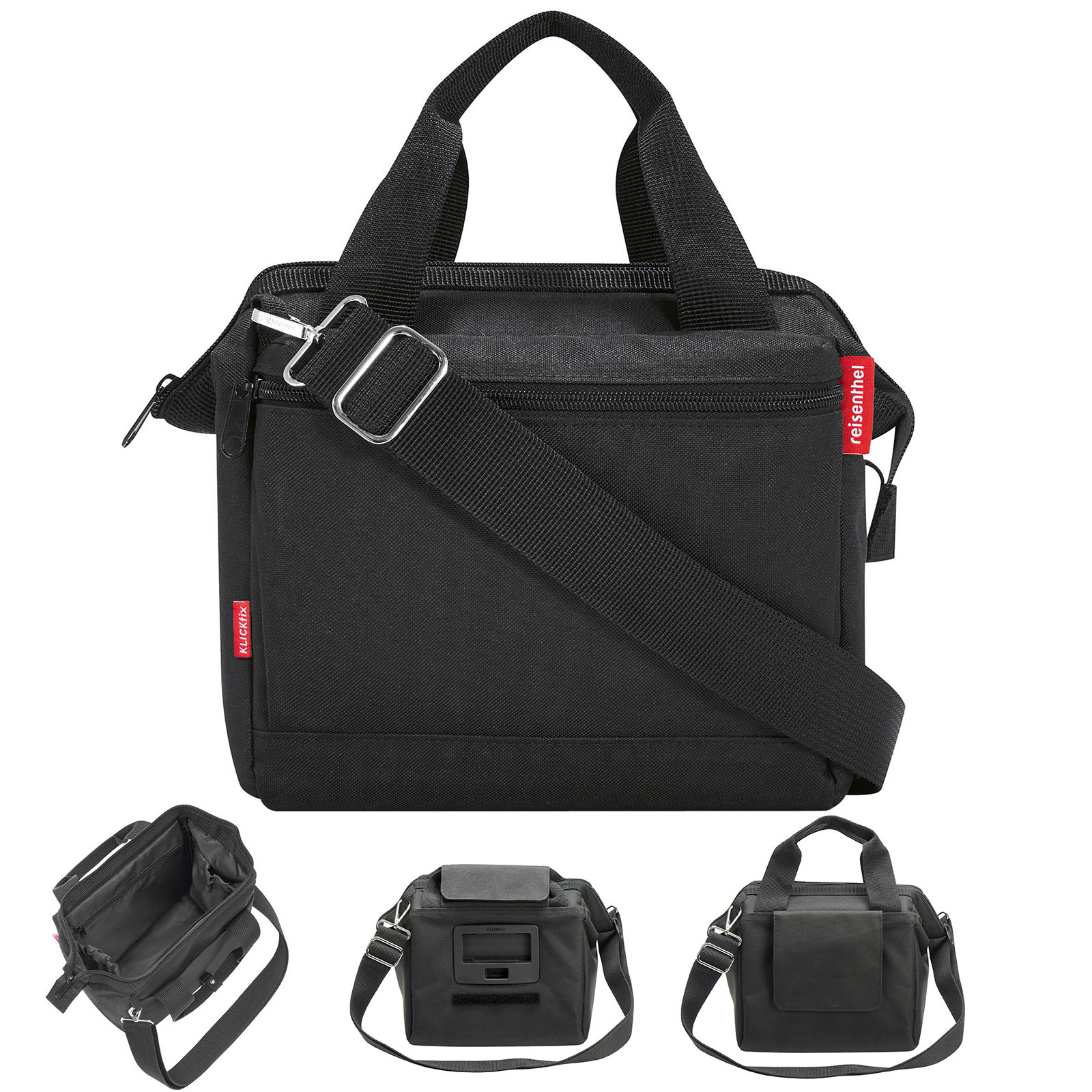 Reisenthel Lenkertasche Roomy schwarz 24x22x13 cm passend KLICKfix Halterung