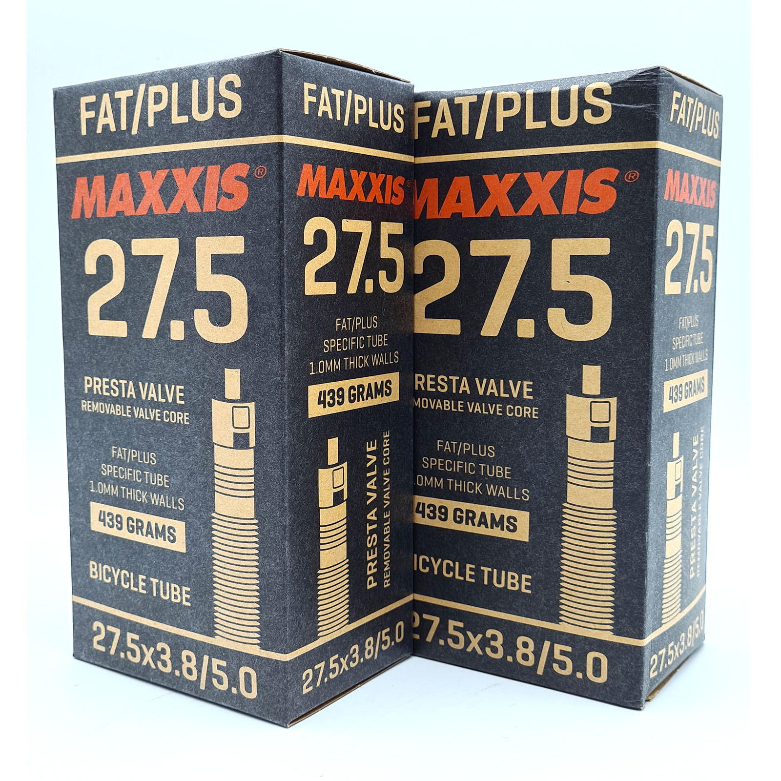 2x MAXXIS Schlauch FATBIKE 27,5x3.80-5.00 Sclaverandventil 36mm