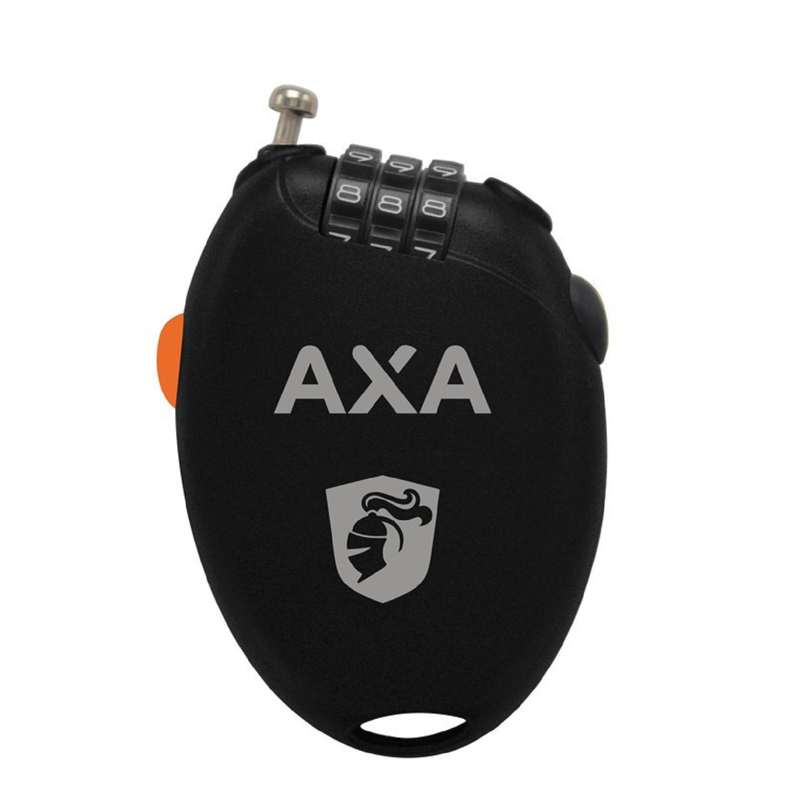 AXA Roll-Kabelschloss schwarz 1,6mm 75cm