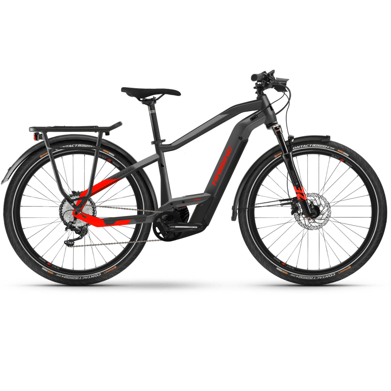 HAIBIKE E-Bike 27,5 Trekking 9  i625Wh Bosch 11-Gg. Deore anthracite/rot M 2022