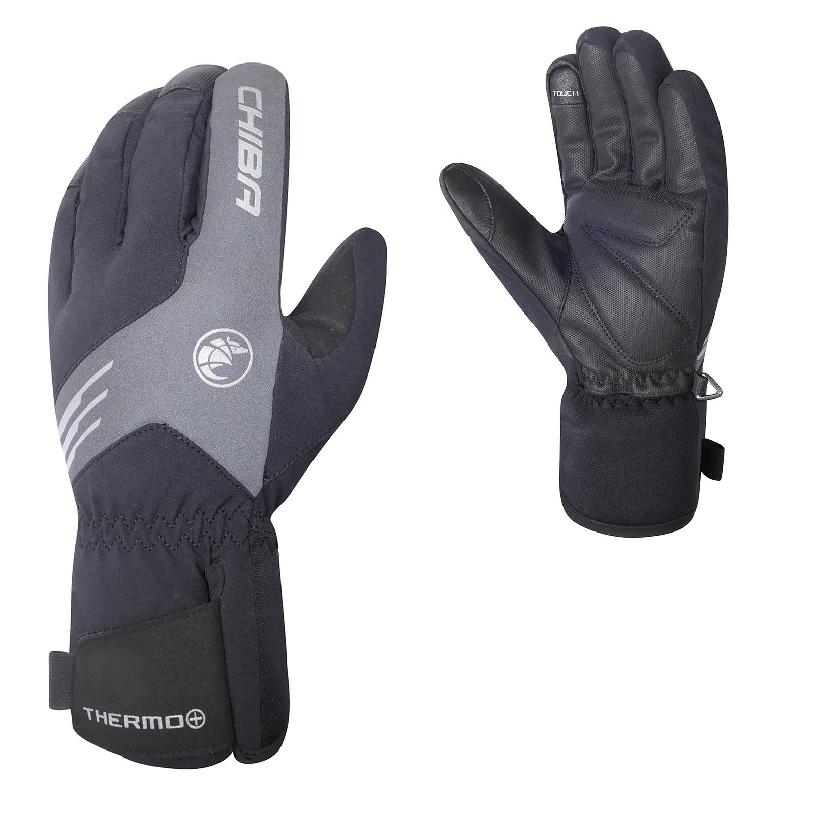 CHIBA Handschuhe Winter Thermo Plus schwarz Gr. L