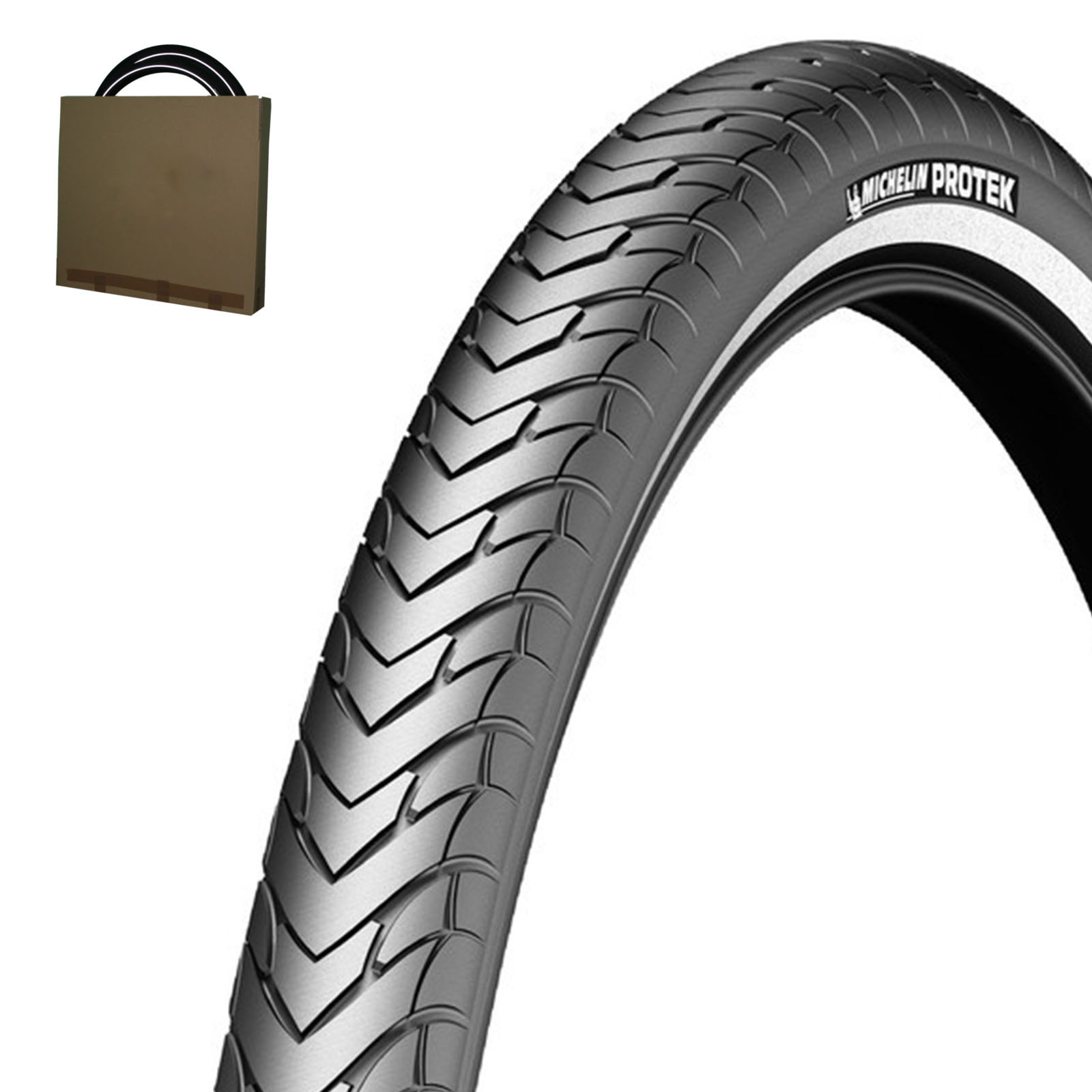Michelin Reifen Protek Draht 700x38C | 40-622 schwarz Reflex