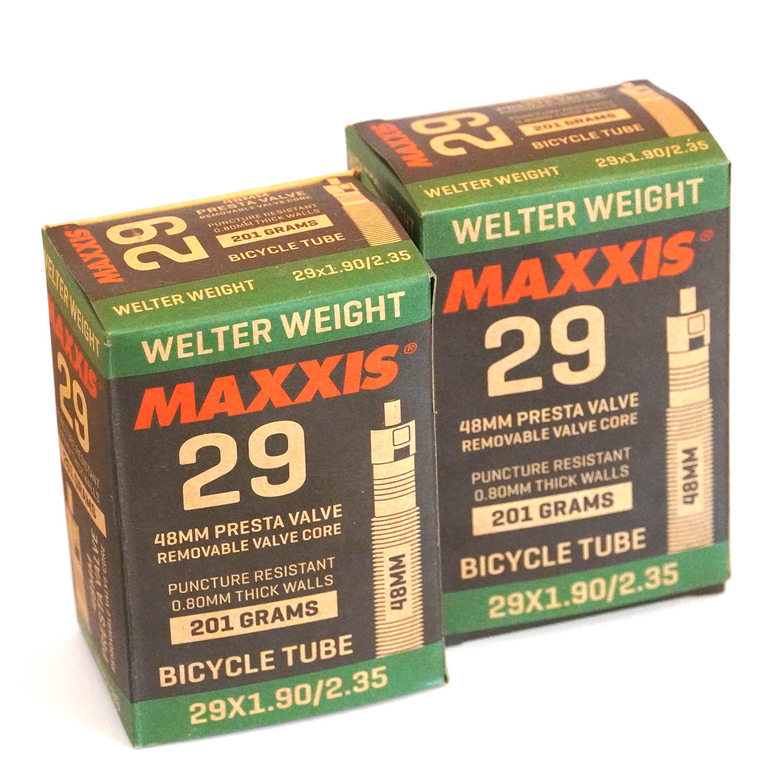 2x MAXXIS Schlauch 29 Zoll WelterWeight 29x1.90-2.40 Sclaverandventil 48mm