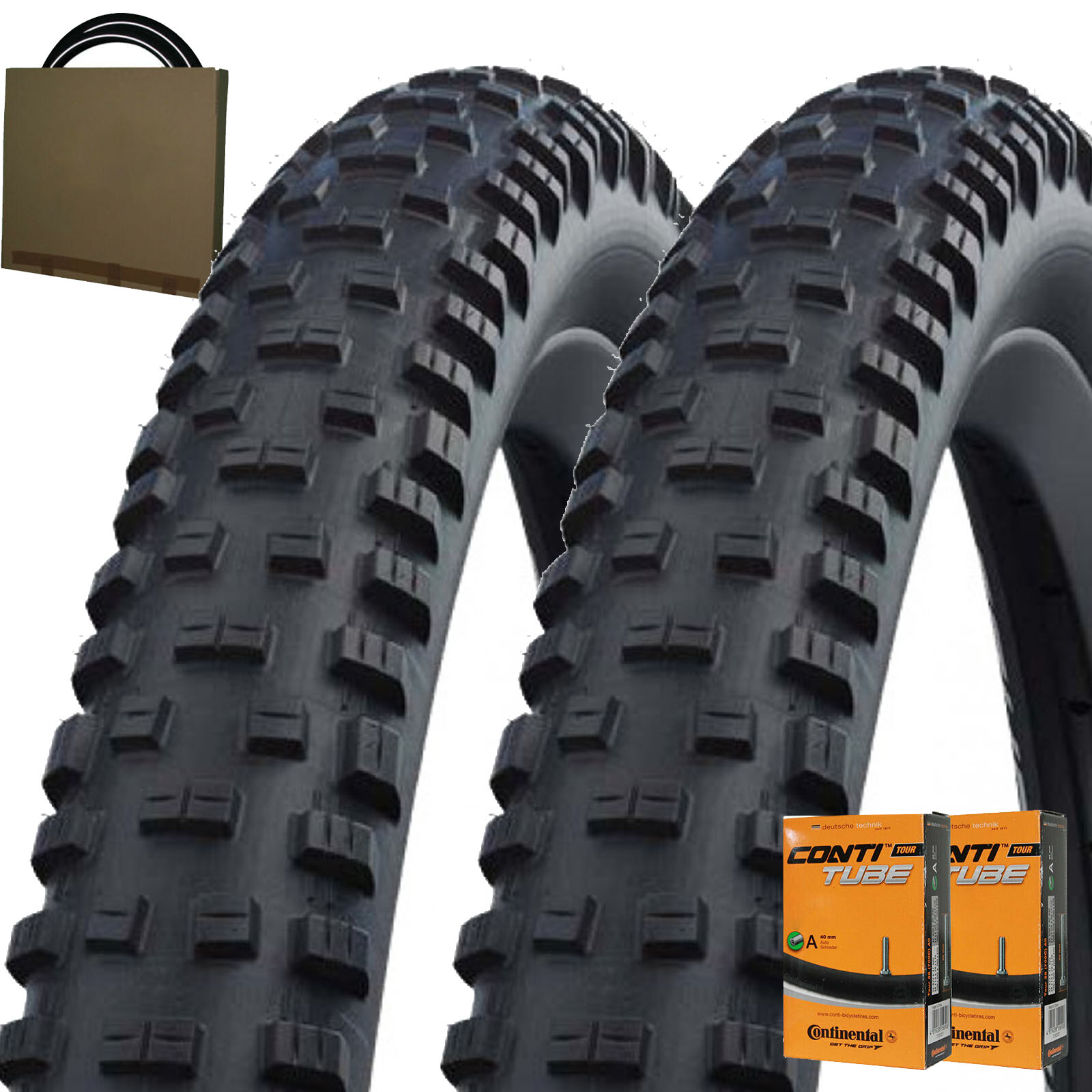 2x Schwalbe Reifen Tough Tom HS463 29x2.25 | 57-622 schwarz ohne Schlauch