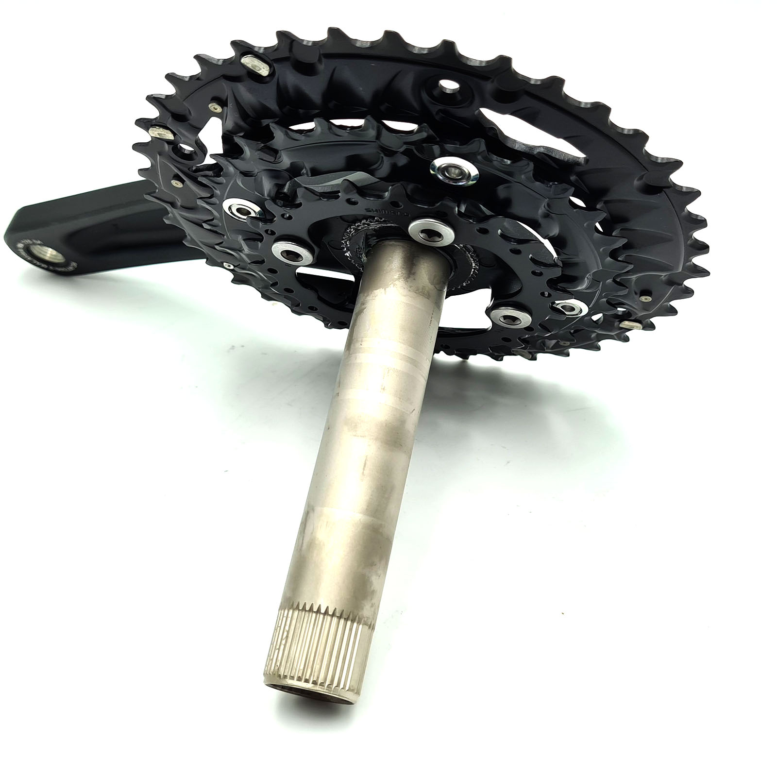 Shimano Kurbelsatz FCMT500 10-fach Hollowtech II 175mm KSS 22x30x40Z schwarz