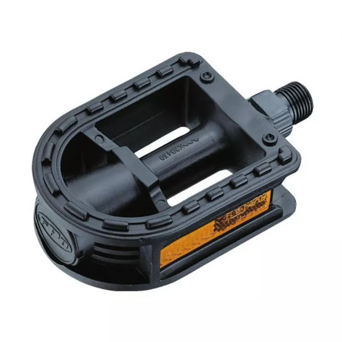 Kinder Pedale Kunststoff 1/2" schwarz m. Reflektor