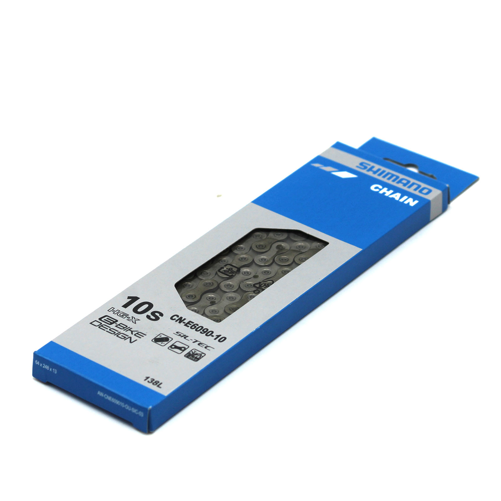 Shimano E-Bike Kette 1x10-fach CN6090 138-Glieder mit Kettennietstift