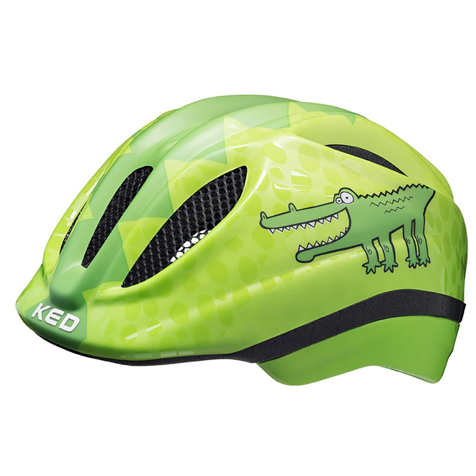 KED Kinder Helm Meggy II Trend CROCO grün M | 52-58cm