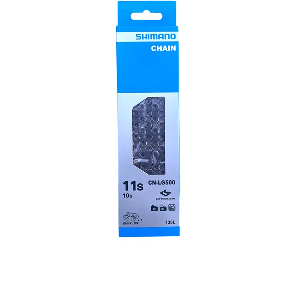 Shimano Kette LINKGLIDE 9/10/11-fach CN-LG500 138-Glieder Kettenschloss Shimano Kette LINKGLIDE 9/10/11-fach CN-LG500 138-Glieder Kettenschloss