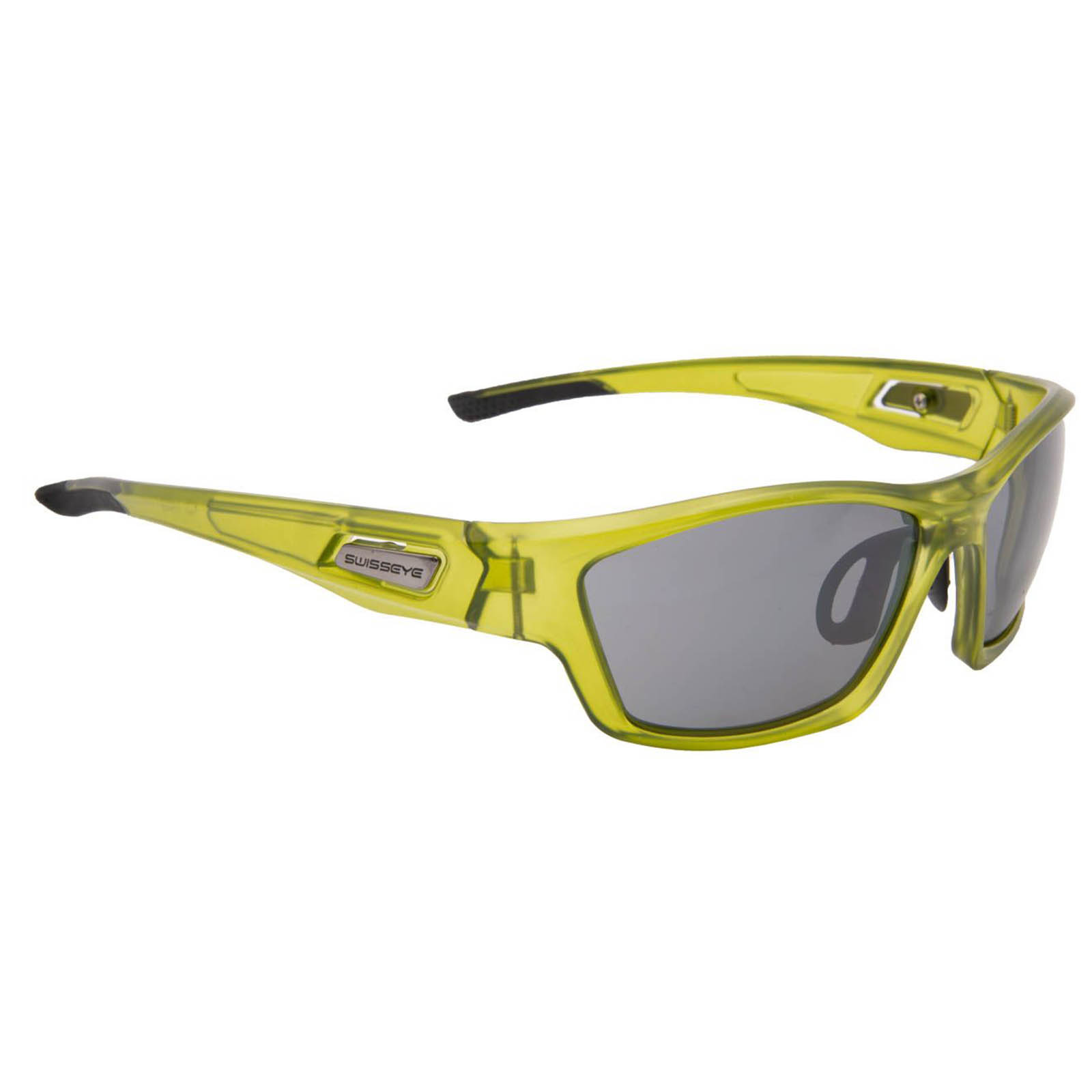 Swisseye Sonnenbrille Trail Rahmen crystal grün matt / Polycarbonatscheiben smoke