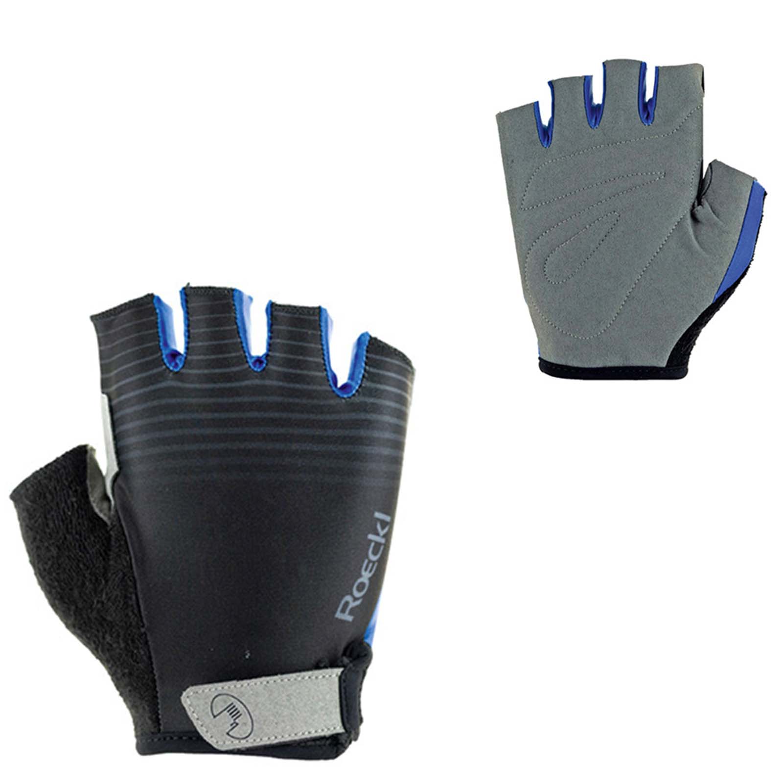 Roeckl Handschuhe Performance Bernex Gr. 9 | 24,3 cm black shadow | strong blue