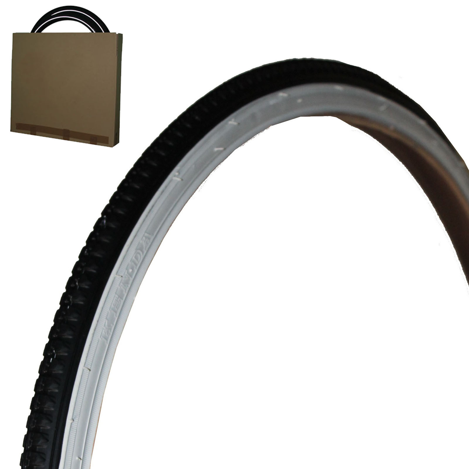 Kenda Fahrrad Reifen K-103 27x1 1/4 | 32-630 schwarz/weiß
