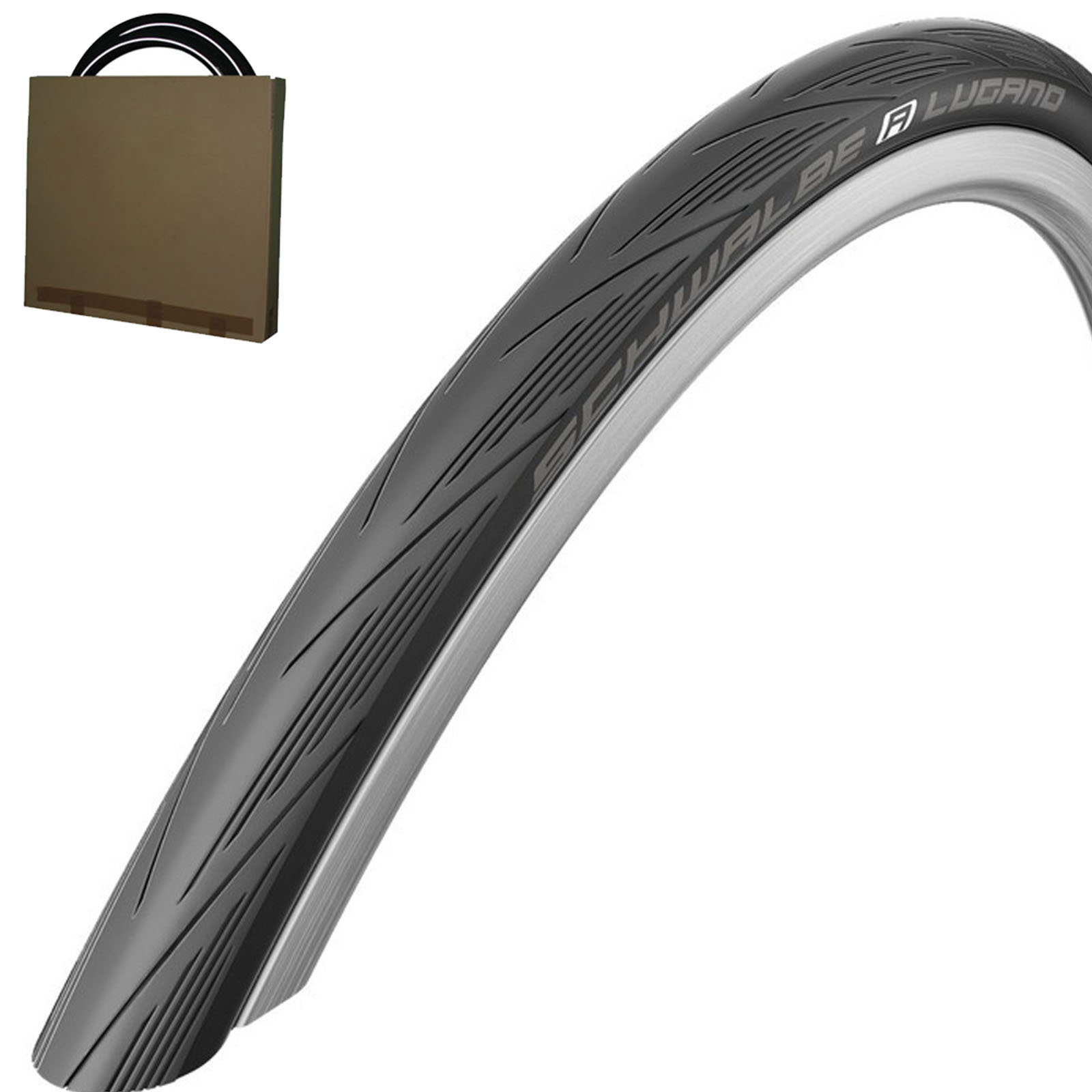 Schwalbe Reifen Lugano II HS471 25-622 K-Guard schwarz