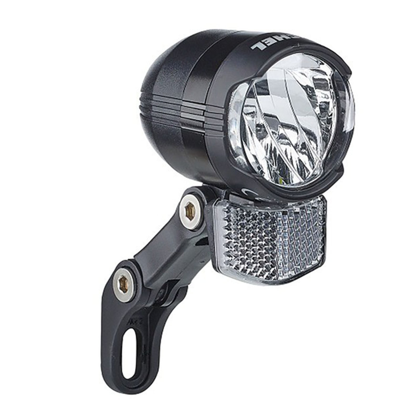Büchel LED Scheinwerfer 50-Lux E-BIKE Shiny 50 Day mit Halter/Reflektor