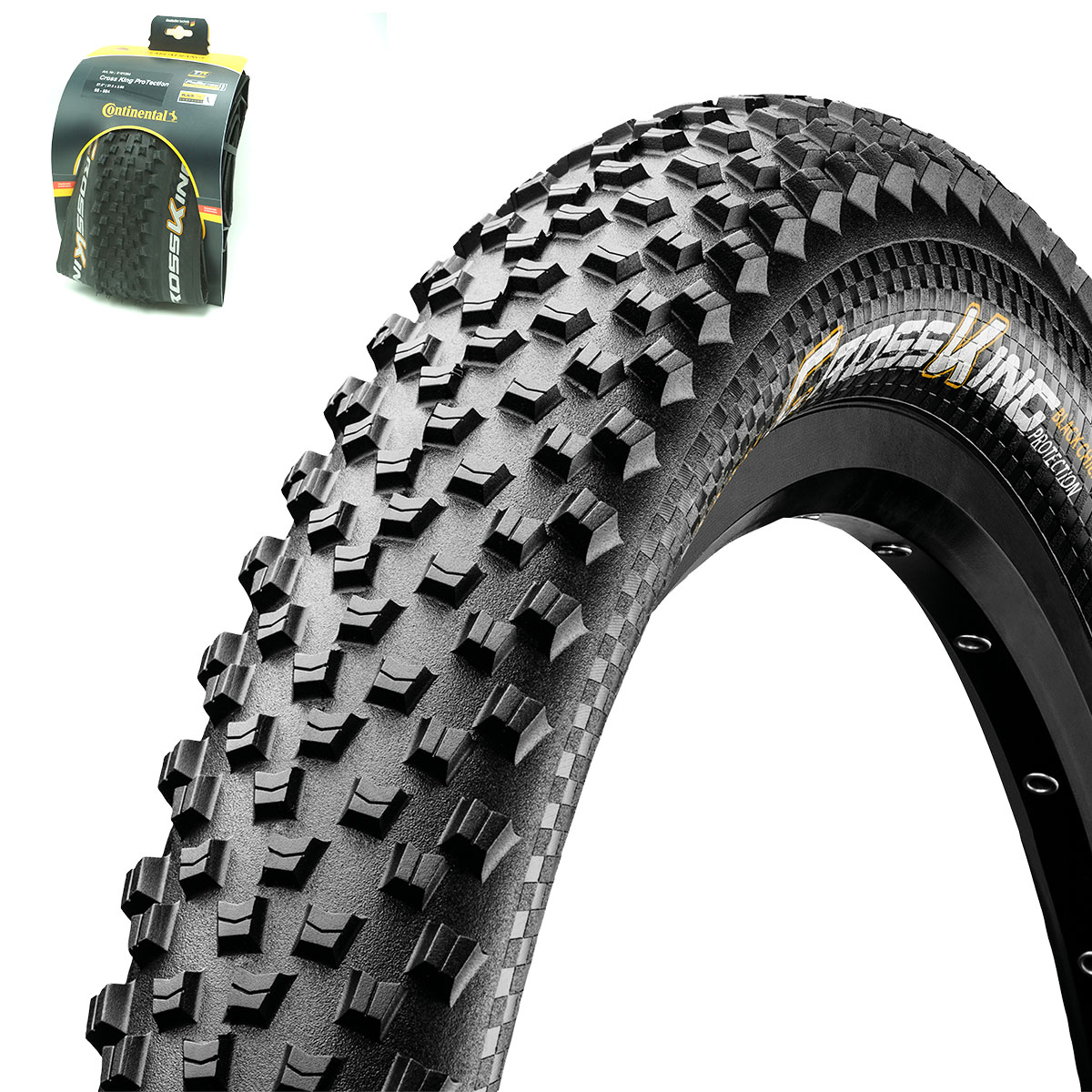 Continental Reifen 27.5x2.20 | 55-584 Cross King ProTection schwarz