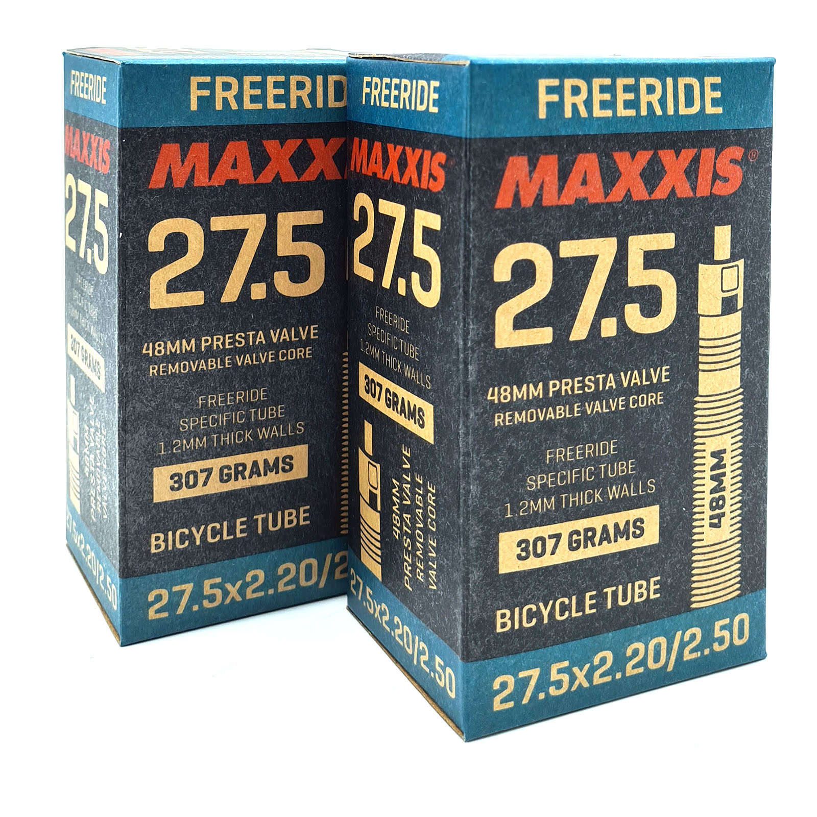 2x MAXXIS Schlauch 27,5 Freeride 27,5x2,20-2.50 Sclaverandventil 48mm