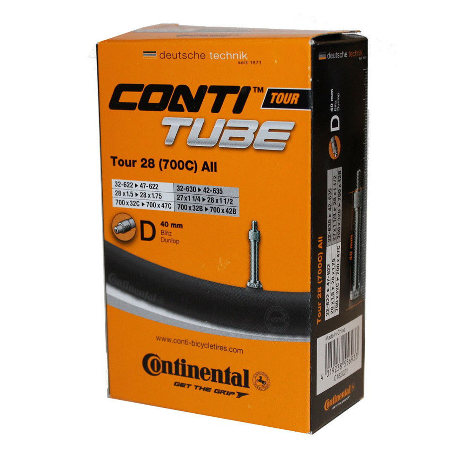 Continental Schlauch 28" Tour28all DV 40mm