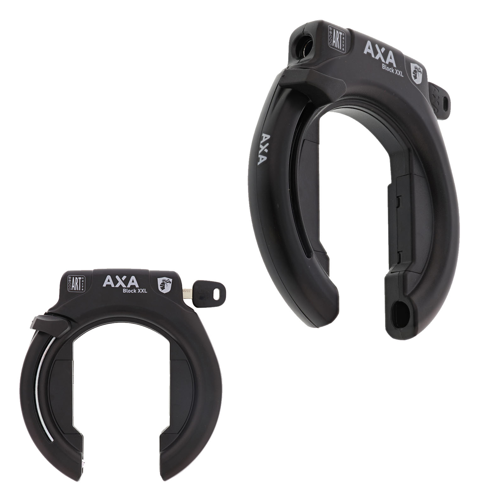 AXA Rahmenschloss Block XXL Direktmontage Schlüssel abziehbar schwarz