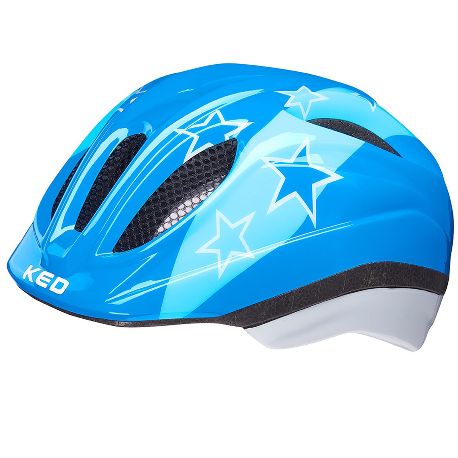 KED Kinder Helm Meggy II Blue Stars M | 52-58cm