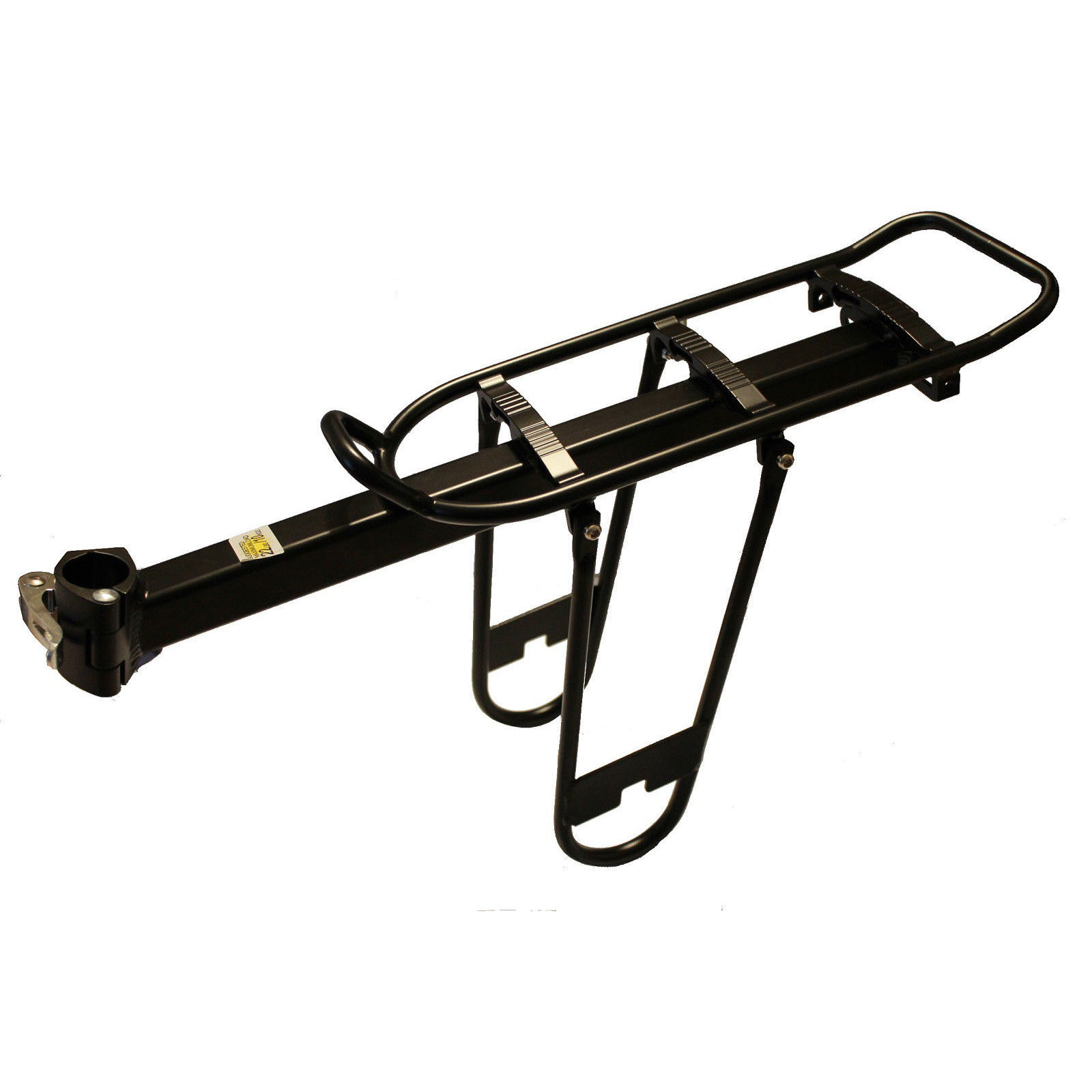 IMP. Gepäckträger f. Sattelstütze Alu/Seitenh. lose schwarz