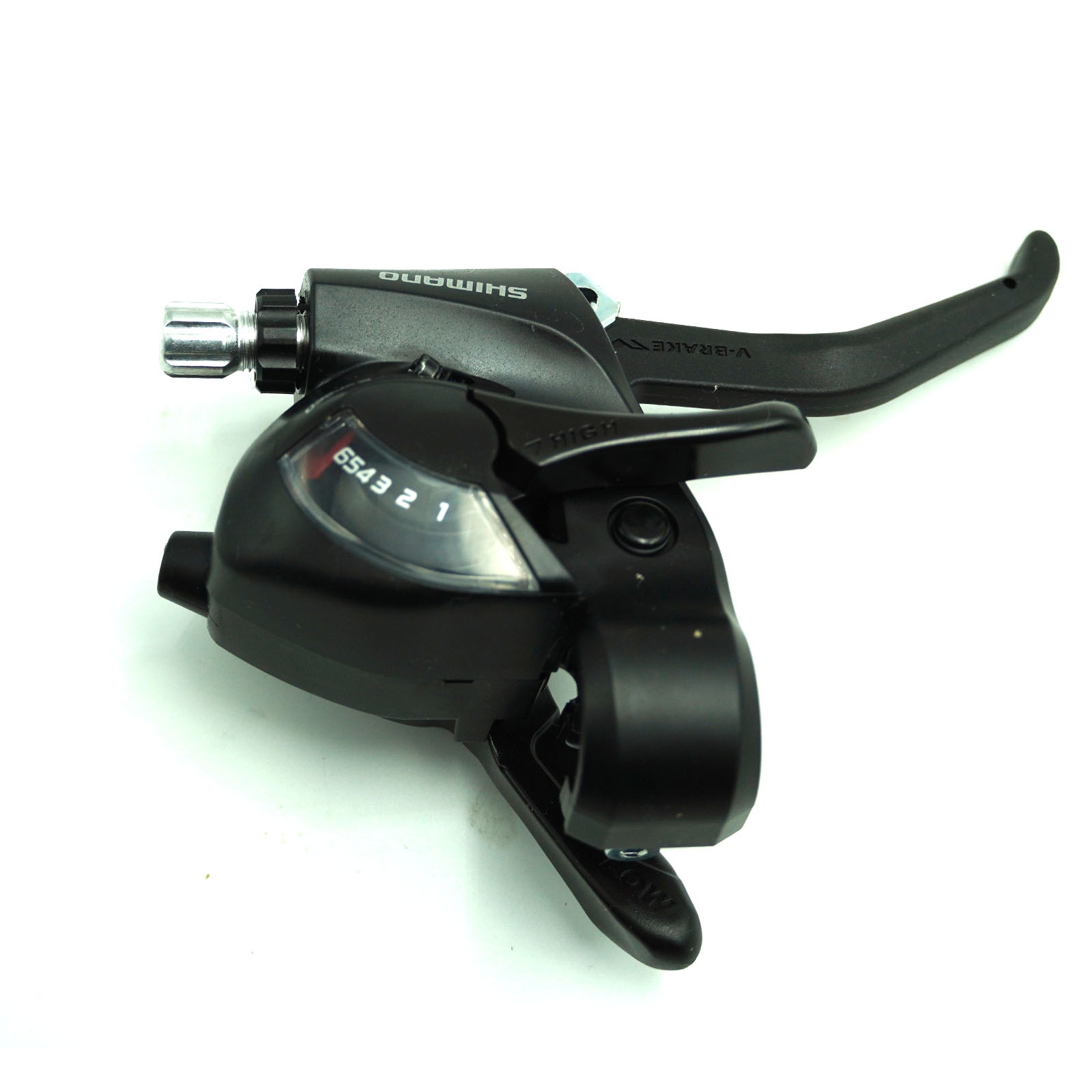 Shimano Schalthebel mit Bremsgriff 6-fach 2-Finger V-Brake schwarz ST-EF41